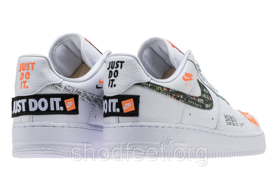 Nike air force 1 07 premium white just do it clearance