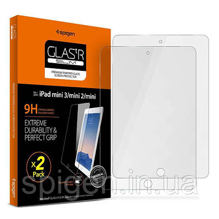 Захисне скло Spigen для iPad mini 3 / mini 2 / mini, 2шт., фото 1