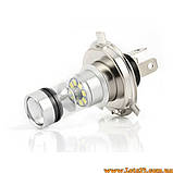 Автолампи H4 20 LED 6500K автолампи світлодіодні автолампи авто лед лампи авто лампа лед світлодіодна дхо птф на авто, фото 4