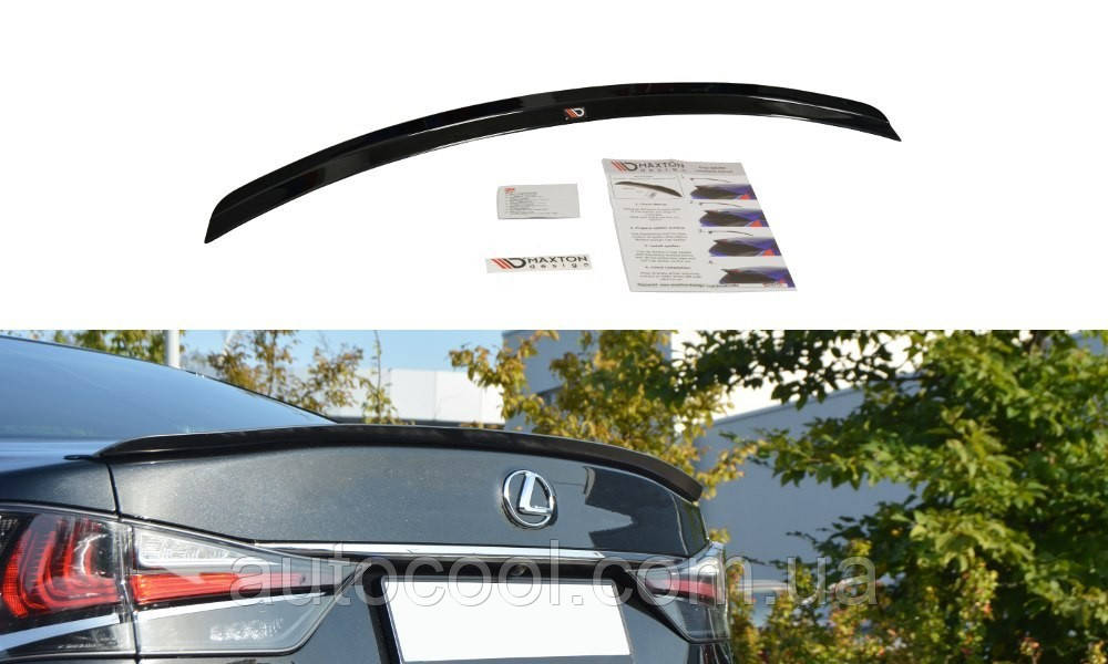 Спойлер багажника LEXUS GS MK4 FACELIFT 2015+ г.в., фото 1