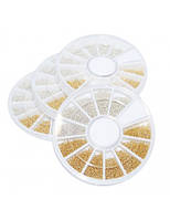 Бульенки металеві! у карусельке - ЗОЛОТО+СРІБЛО