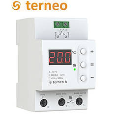 Терморегулятор для теплої підлоги Terneo b 32А (на DIN-рейку), Україна