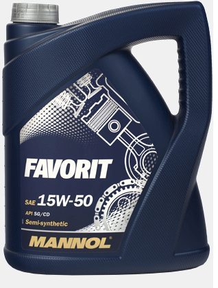 Моторне масло Mannol Favorit 15W50 5L