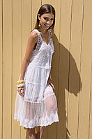 :енское пляжное платье с гипюром Iconique IC7 015 W 44(M) Белый