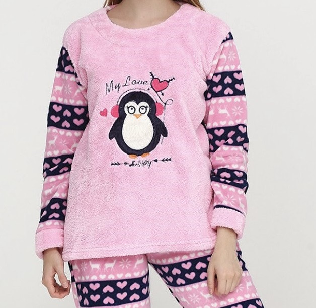 Женский махровый костюм с брюками фото Купить Женский махровый костюм с брюками