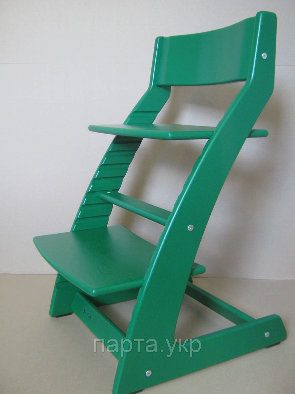 Дитячий стільчик-розтишка з підставкою для ніг зелений