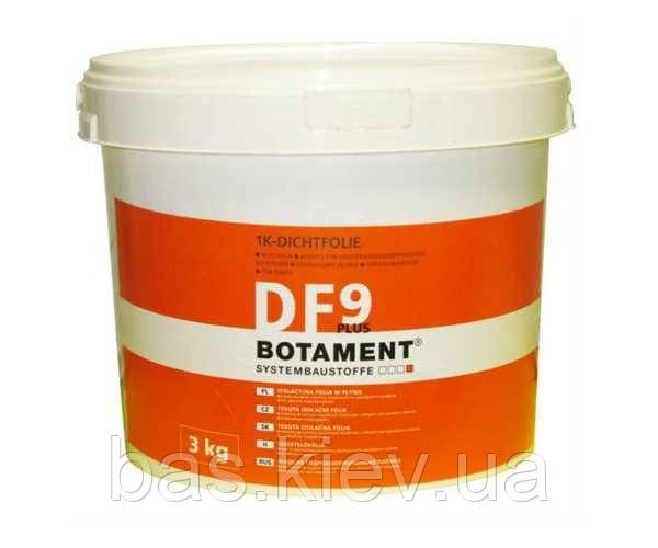 BOTAMENT DF 9 Plus Бесшов еластич гідроізоляція поверхонь д/вологих приміщень 12 кг