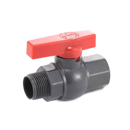 Кран кульовий Presto-PS 25 мм з зовнішнім і внутрішнім різьбленням 1 дюйм (PFV-0132), фото 1