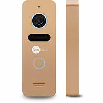 Комплект відеодомофон з викличної панеллю TETTA COMPACT Gold, фото 4
