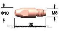 Наконечник медный контактный М8х1,0х30 Cu-Cr-Zr BW140.0316 для п/а сварки