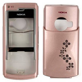 Корпус Nokia N72 рожевий