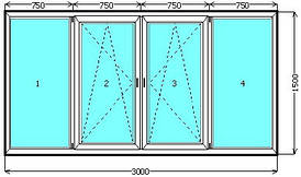 Балкон EuroLine в Киеве. Лоджі Євролайн.
