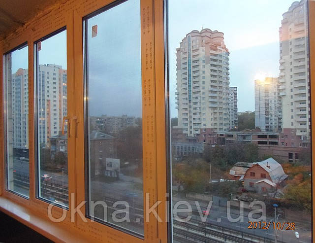 Остечення балконів у Києві.