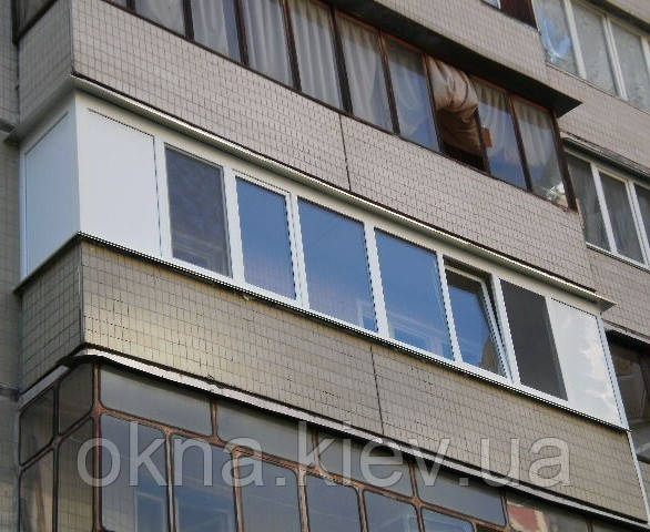 Балкон под ключ в Киеве. Балконы в кредит Киев недорого. Балконы цена Киев. - фото 4 - id-p81691755