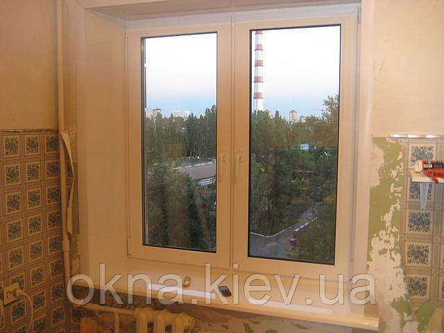 Металопластикове вікно зі штульповим відкриванням Rehau Euro 70 у Києві купити