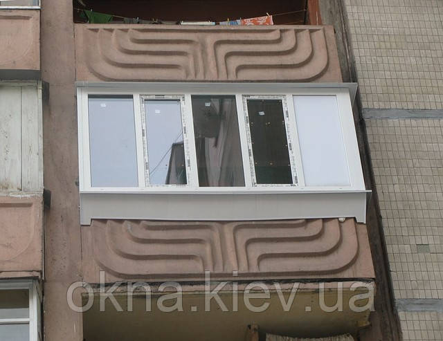 Балкон Rehau Euro 70 у Києві купити. Лоджія Rehau Euro 70 Київ