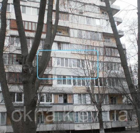 Балкон Rehau Euro 70 у Києві купити з однокамерним склопакетом