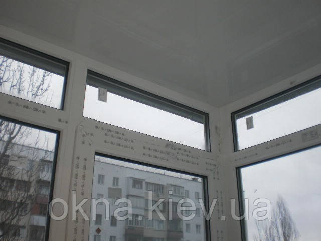 Внутренняя обшивка потолка на балконе недорого Киев - фото 3 - id-p81691864
