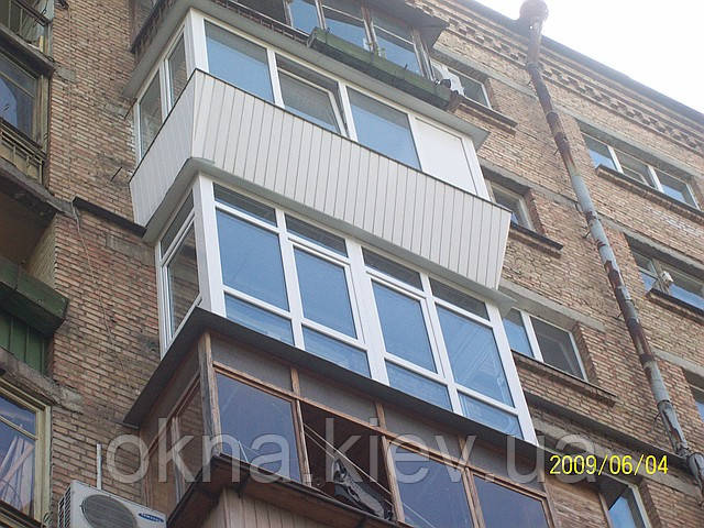 Вынос балкона цена. Балкон с выносом Киев и Киевская область - фото 2 - id-p81691889