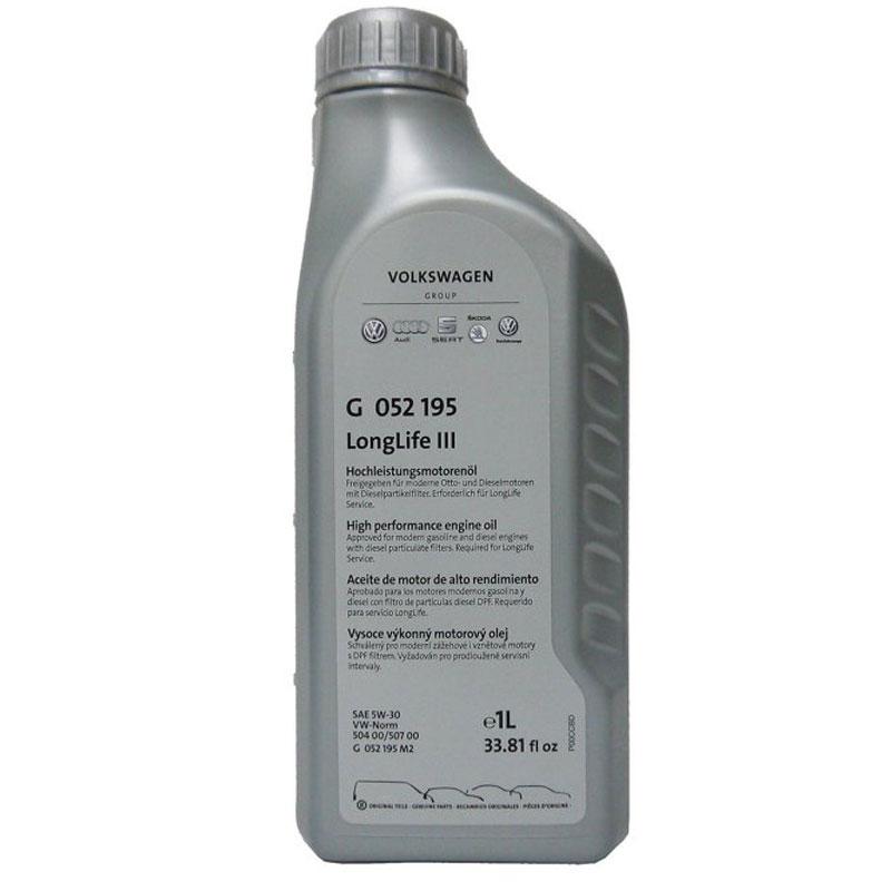 Масло моторне VAG LongLife III 5W-30 1л (G052195M2)