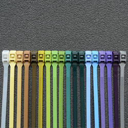 КАБЕЛЬНІ СТЯЖКИ З НИЗЬКИМ ПРОФІЛЕМ КОЛЬОРОВІ