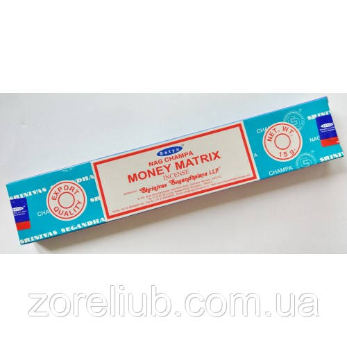 Ароматичні палички Nag Champa Money Matrix (15gm), фото 1