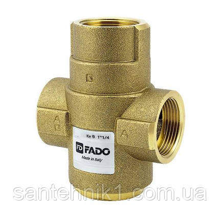 Триходовий антиконденсатний клапан 1*1/4" 55 °C Kv 9, фото 1
