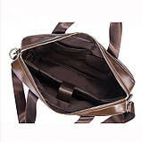 Портфель сумка чоловічий діловий шкіряний WESTAL (чорний), фото 9