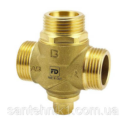Триходовий антиконденсатний клапан 1" 55 °C Kv 3.2, фото 1