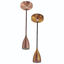 Світильник підвісний "EDISON" Е27 (мідь, бронза, хром)