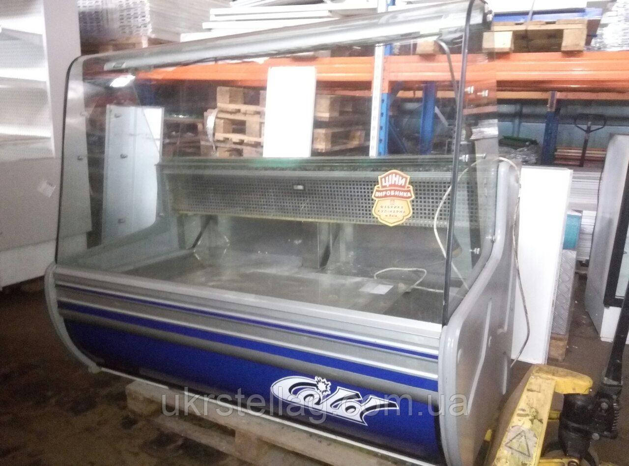 Вітрина кондитерська Cold 1,6 м. бу. Холодильник бу. Стелаж холодильний бу, фото 1