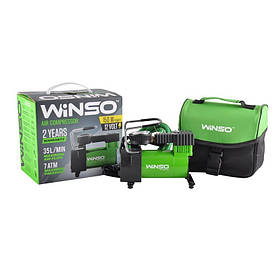 WINSO Компресор автомобільний 7 Атм, 35 л/м. 150 Вт, кабель 3 м, шланг 1 м.