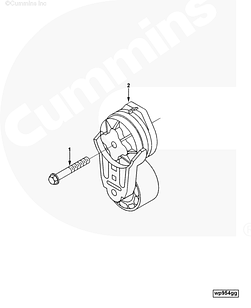 3281583, 3934821, 3945527, 3936213, 3976831, 5259022 Натягувач ременя на двигун Cummins