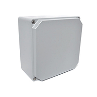 Распределительная коробка алюминиевая, корпус, бокс, ответвительная коробка, герметичный ящик, IP67 130х130х90 мм