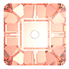 Пришивні кришталеві квадрати Preciosa (Чехія) 8х8 мм Crystal Apricot