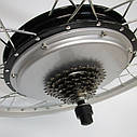 Заднє мотор-колесо для велосипеда 48V 500W, 24", 26", 28", фото 4