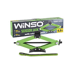 WINSO Домкрат ромбовий 1,5т.гум. подушка з тріскачкою