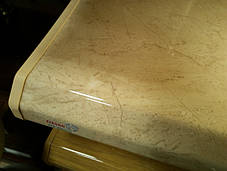 Підвіконня Danke Преміум 200мм бежевий мармур глянець, фото 3