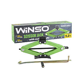WINSO Домкрат ромбовий 1,2т.гум. подушка