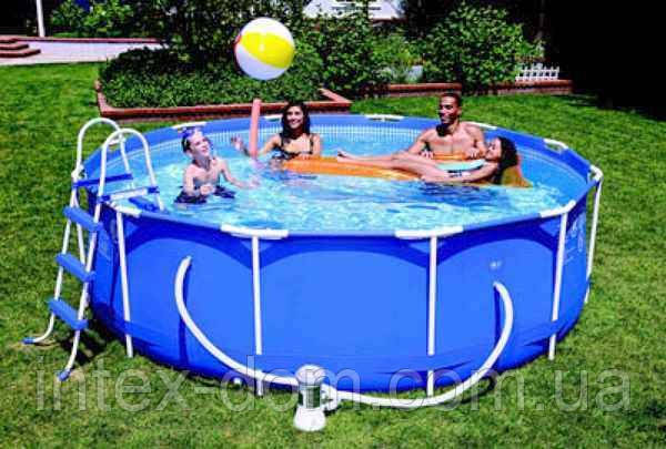 Каркасний басейн Intex Metal Frame Pool 54424/28218-366х99 див.(новий артикул 28218)київ
