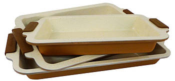 Набір форм для випікання Royalty Line RL-MC3 COPPER