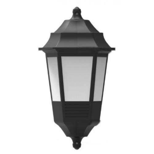 Світильник садово-парковий 40Вт Е27 335.5х180мм WALL LAMP фасадний пластиковий чорний Teb Elektrik