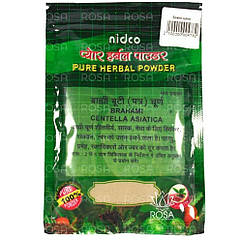 Брахмі порошок (Brahmi Churna, Nidco) — знімає ментальне навантаження, 50 грамів