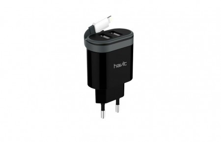 зарядний пристрій Havit HV-UC8810 micro usb black