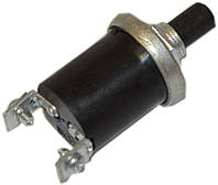 Кнопка пуску (чорна) (12 V 24 V 3 А5 А (ВК 322)