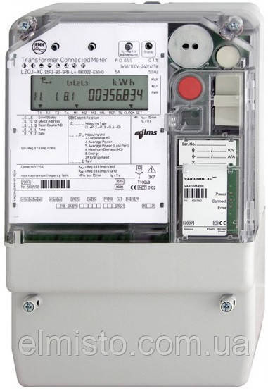 Електролічильник електронний LZQJ-XC 3х58/100 В, 5 (10) А, 0