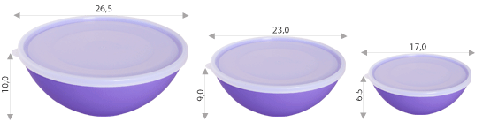 Миска пластиковая с крышкой, 0,8 л, Алеана (ID#668720211), цена: 52.01 ...