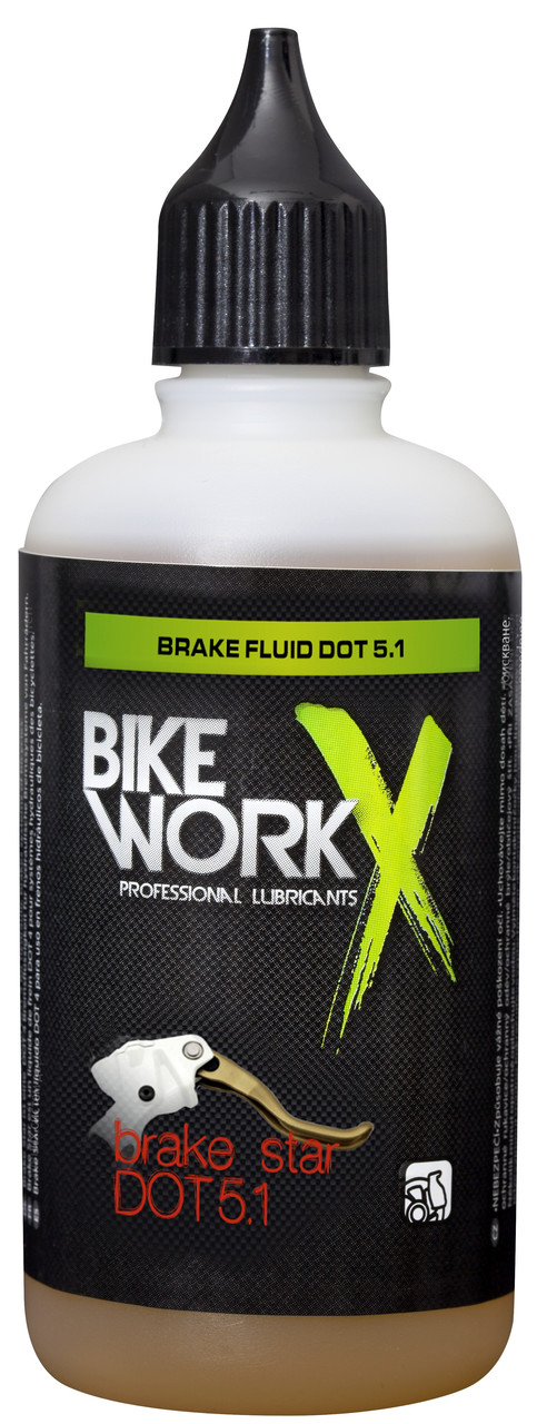 Гальмівна рідина BikeWorkX Brake Star DOT 5.1 (100 мл)