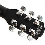 Акустична гітара Equites EQ901C BK 41 + чохол+ медіатори, фото 6