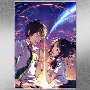 Плакат А3 Аніме Kimi No Na Wa 007